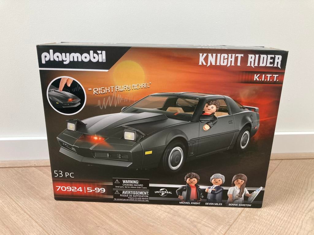 Playmobil 70924 Knight Rider KITT, Ophalen of Verzenden, Nieuw, Complete set