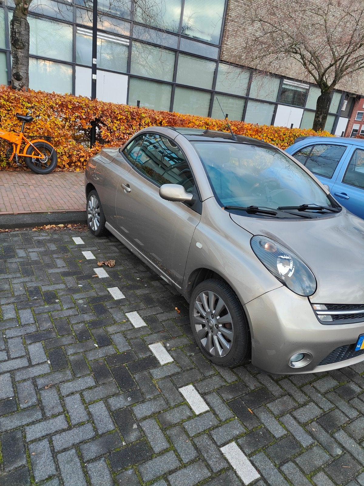 Nissan Micra 1.6 C+C 2006 Bruin, Auto's, Nissan, Voorwielaandrijving, 15 km/l, 4 cilinders, 49 €/maand