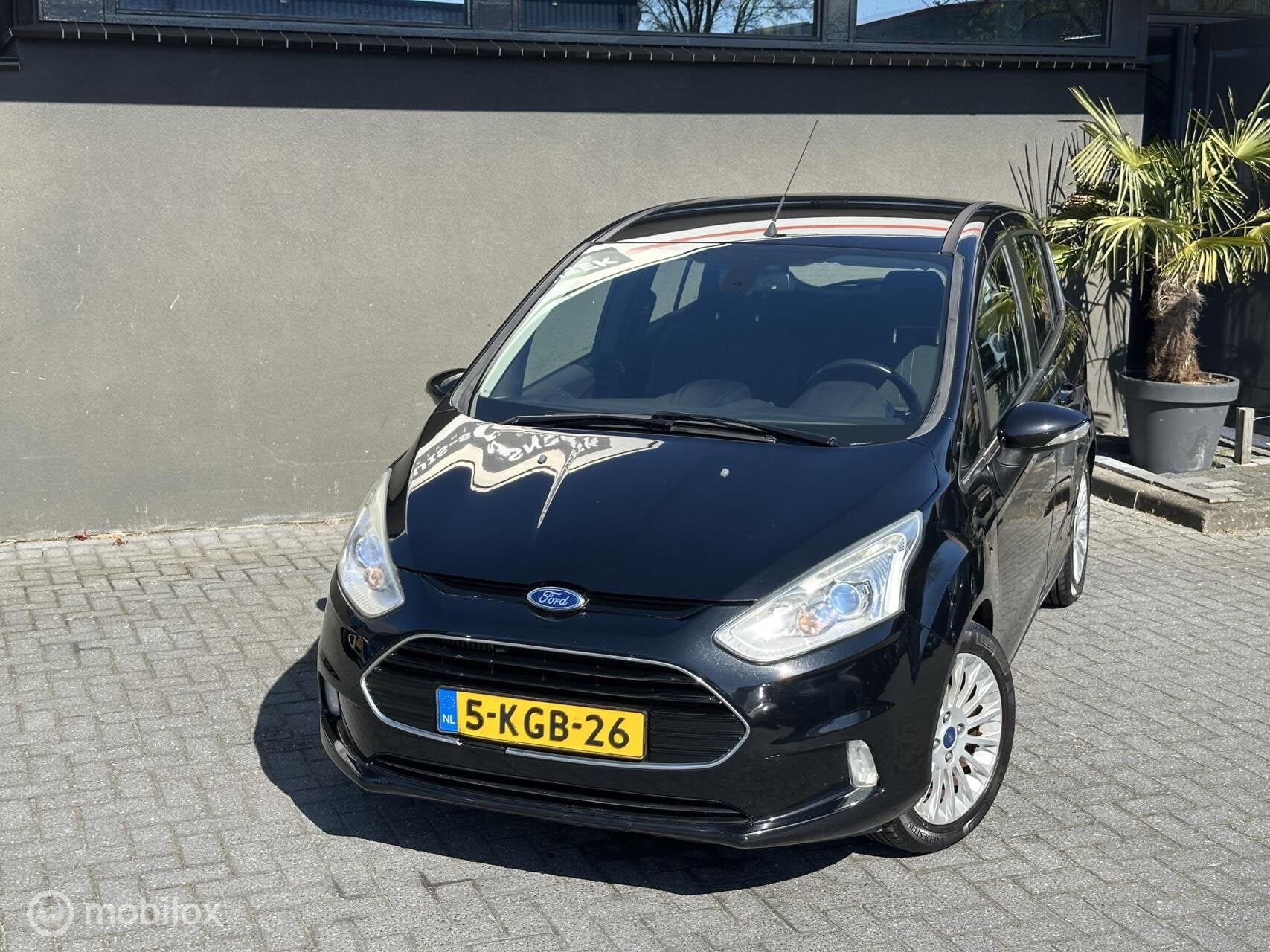 Ford B-Max 1.0 EcoBoost Titanium | Trekhaak | Goed onderhoud, Auto's, Ford, Voorwielaandrijving, Euro 5, 125 pk, Gebruikt