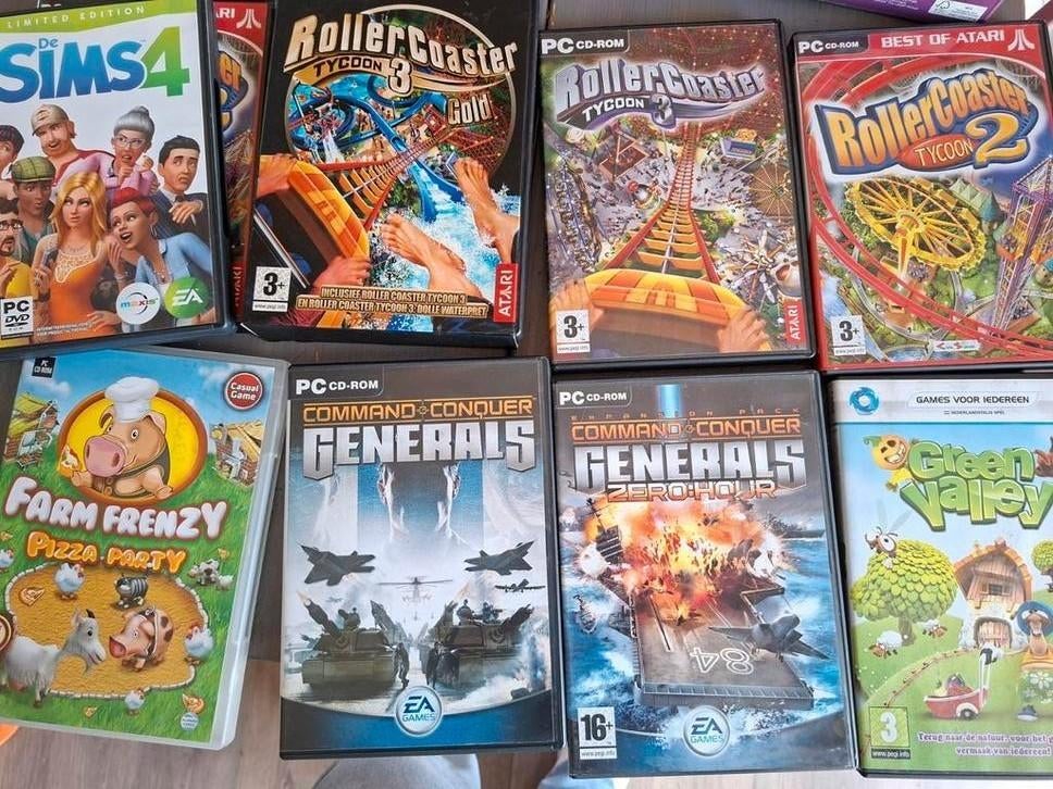 Pc cdrom spellen9 in totaal, Ophalen