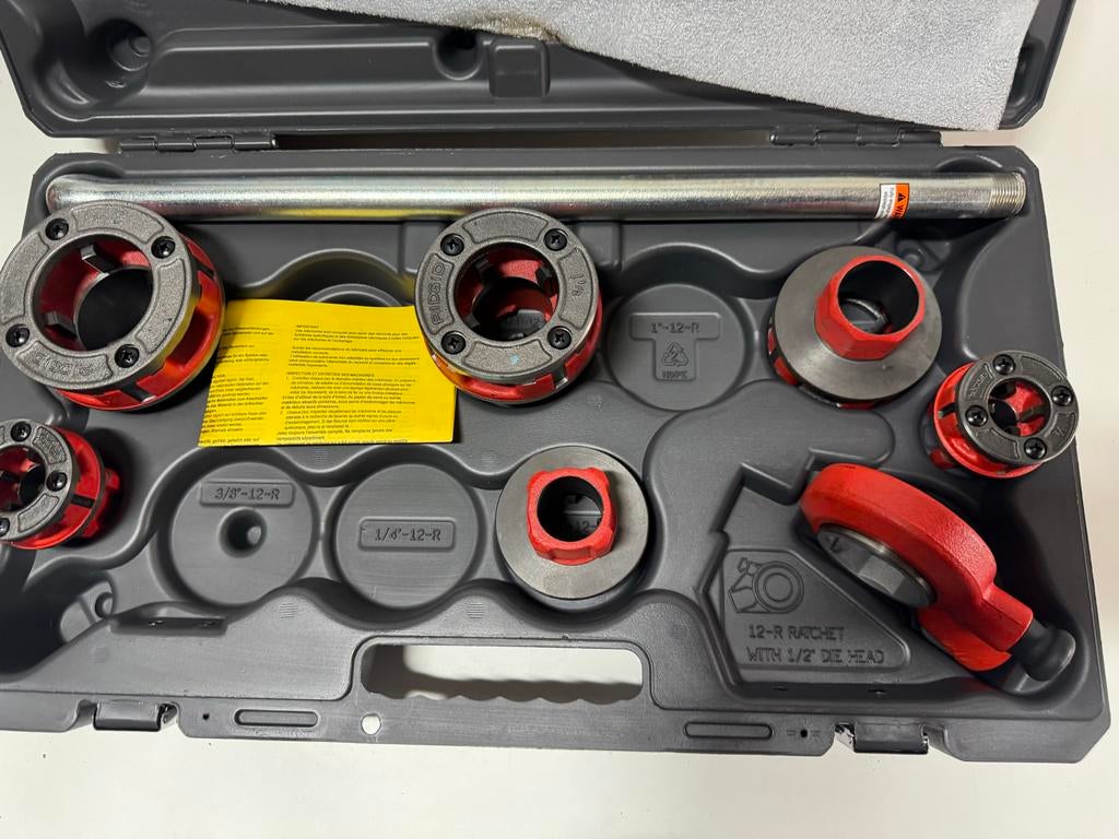 RIDGID Draadsnijset voor pijpen, compleet in koffer, Ophalen, Nieuw
