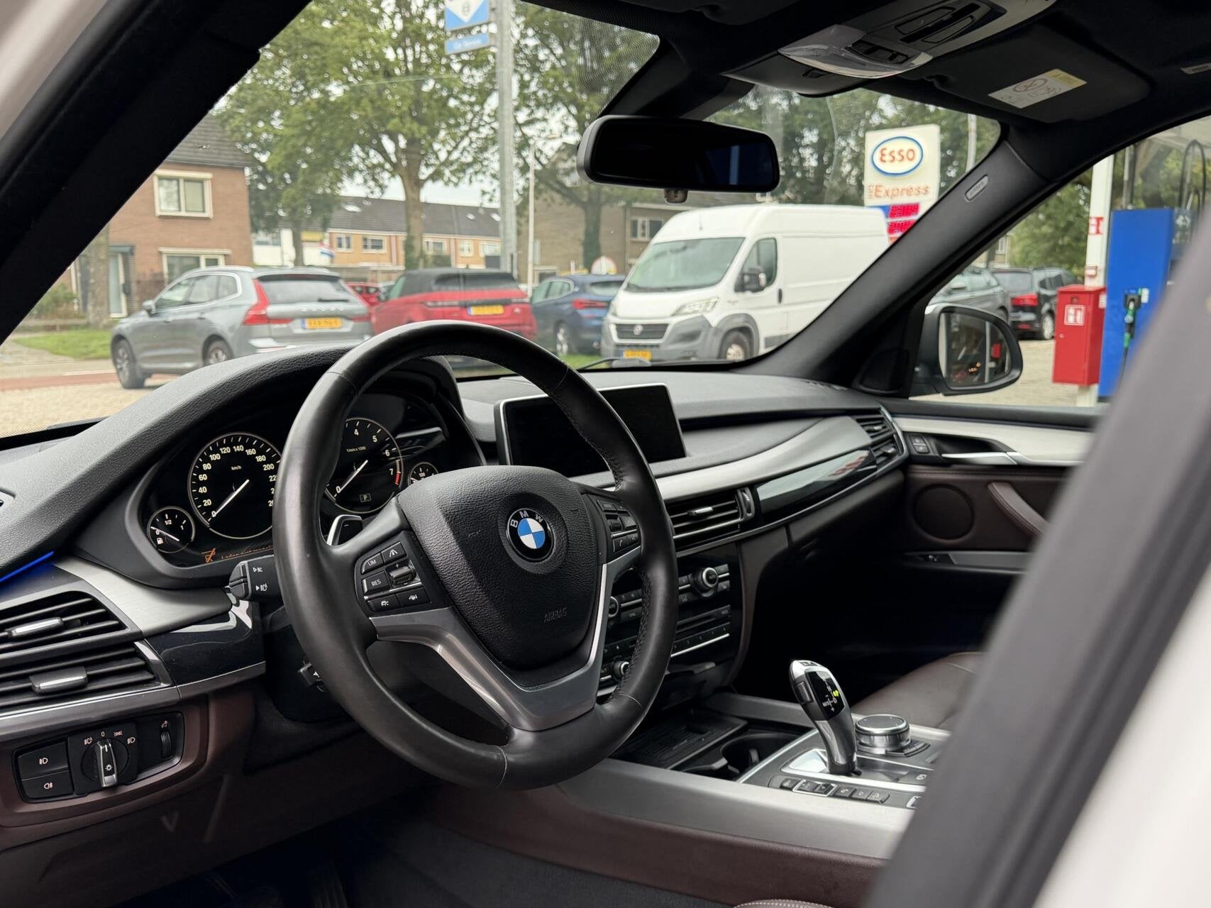 BMW X5 xDrive40e iPerformance Led, Leer, Climat, Camera, LM., Auto's, Gebruikt, 4 cilinders, Met garantie (alle), Wit