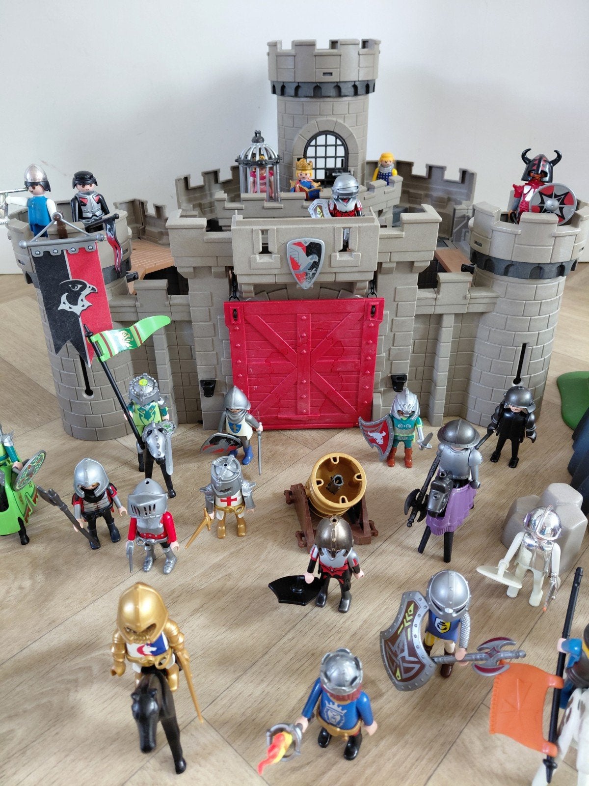Playmobil 6001 Kasteel met Ridders en Accessoires, Ophalen of Verzenden, Gebruikt, Jongen of Meisje