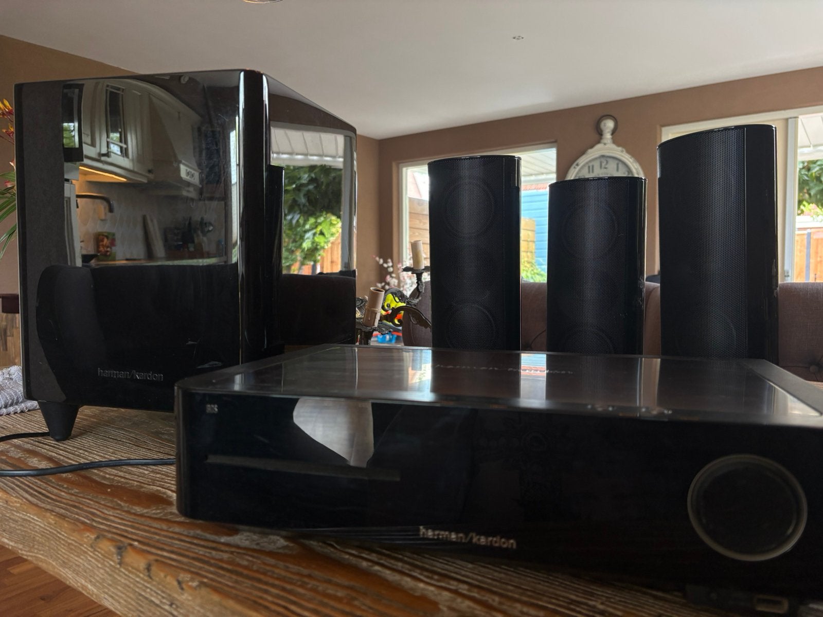 Harman Kardon surround sound set, Audio, Tv en Foto, Home Cinema-sets, 2.1-systeem, Blu-ray-speler, 70 watt of meer, Zo goed als nieuw