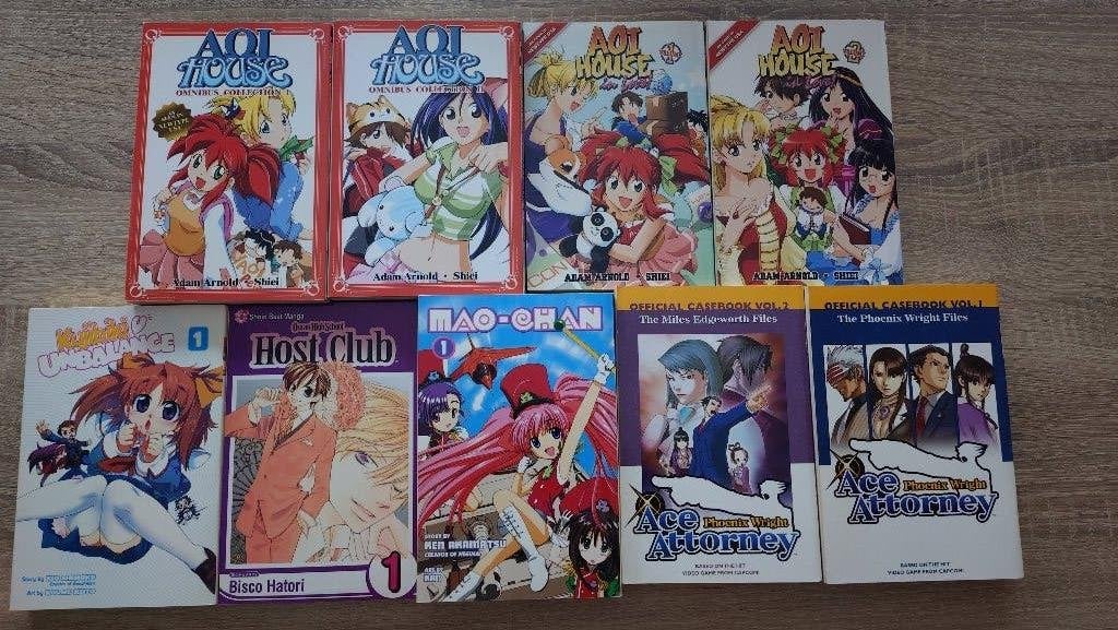 Verschillende manga, Aoi House, Phoenix Wright, etc, Meerdere comics, Verzenden, Gelezen, Japan (Manga)
