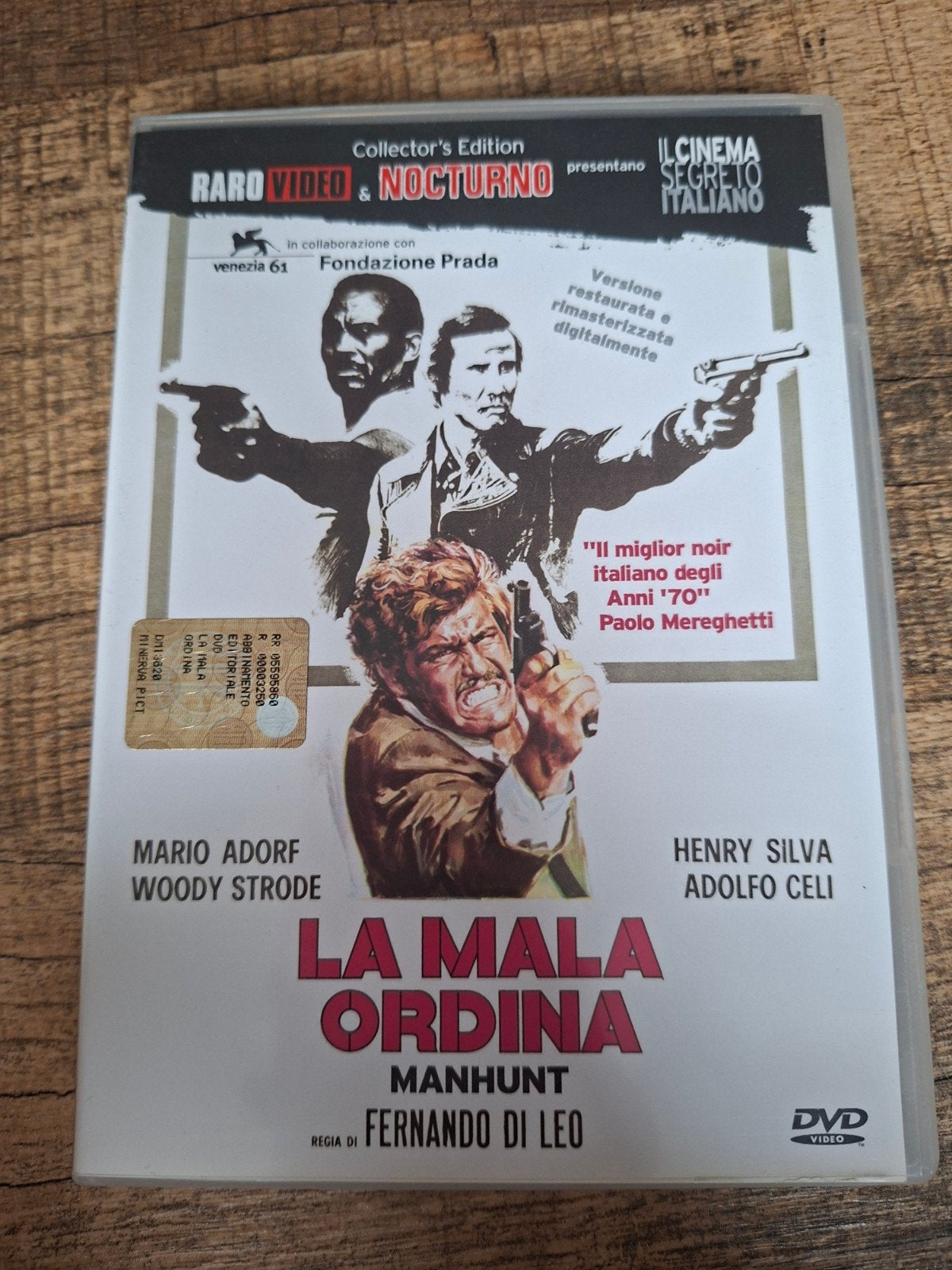 La Mala Ordina (Manhunt) - Collector's Edition DVD, Vanaf 18 jaar, Maffia en Misdaad, Engels, Ophalen of Verzenden