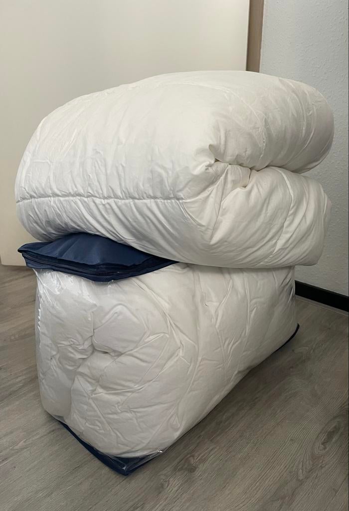 IKEA STJÄRNBRÄCKA 4-seizoenen dekbed 200x200, Ophalen, Gebruikt, Wit, Tweepersoons