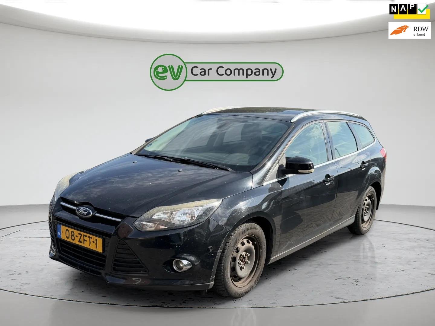 Ford Focus Wagon 1.6 TDCI ECOnetic Lease Titanium | Exportpr, Euro 5, Gebruikt, 4 cilinders, Zwart