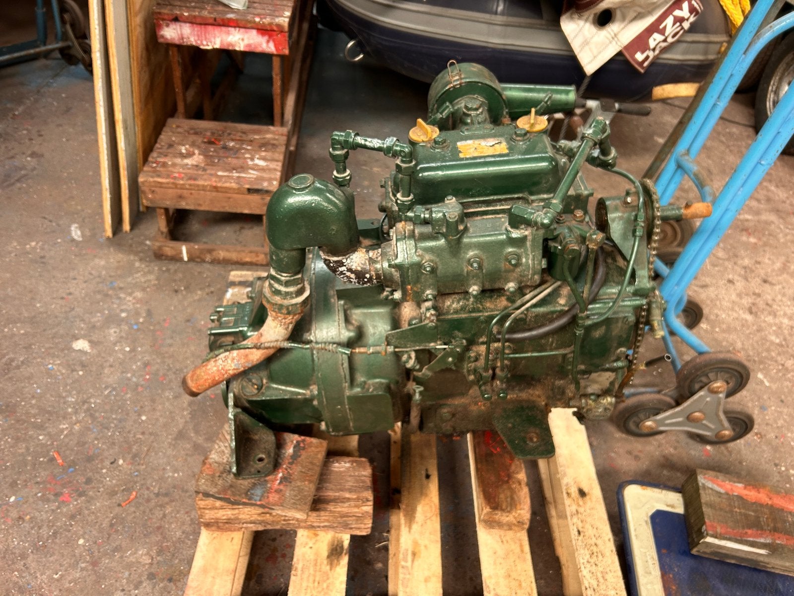 Yanmar 2QM20 scheepsdieselmotor met keerkoppeling, Ophalen, Gebruikt, Motor en Techniek, Zeilboot of Motorboot