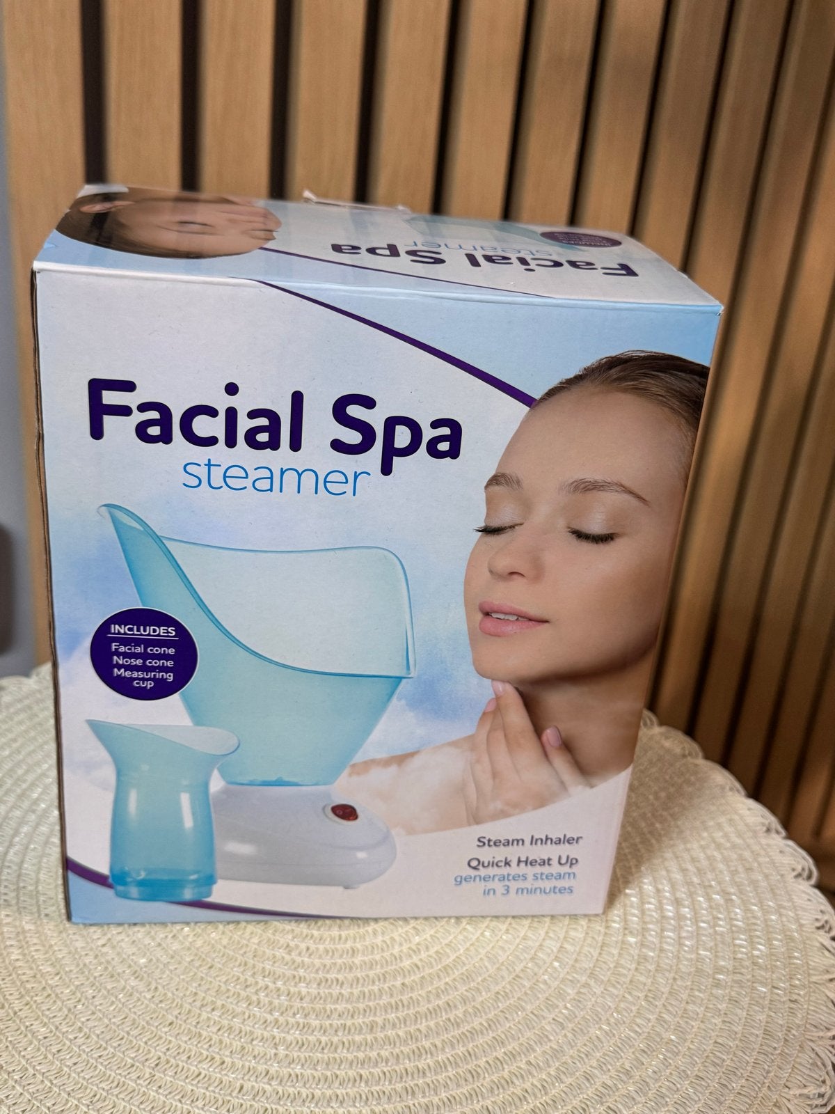 Facial Spa Steamer - Gezichtsreiniger en Stoominhalator, Ophalen of Verzenden, Zo goed als nieuw, Gehele gezicht, Reiniging