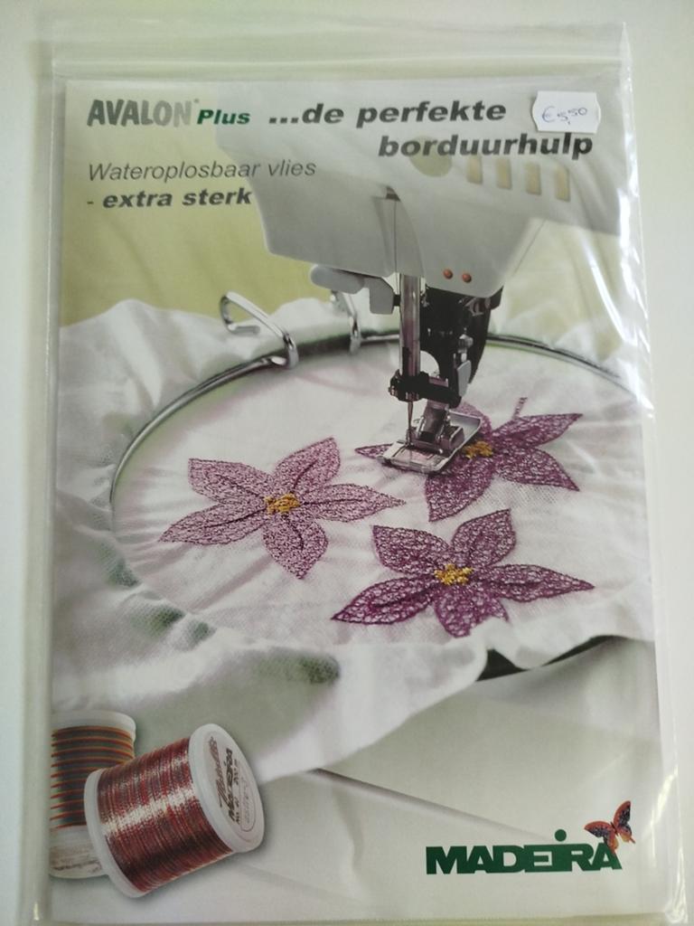 Borduurvlies, wateroplosbaar, Avalon plus, met gratis pen!, Hobby en Vrije tijd, Borduren en Borduurmachines, Ophalen of Verzenden