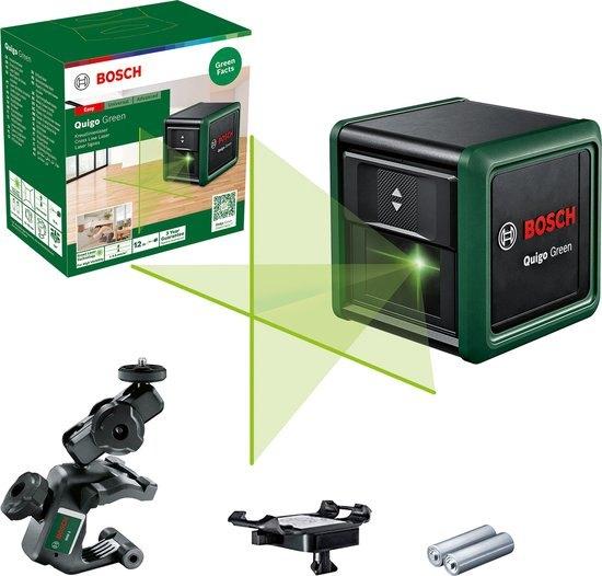 Bosch Quigo Green kruislijnlaser - ZGAN -, Ophalen, Zo goed als nieuw, Overige meters