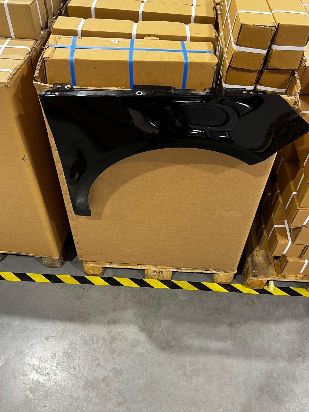 Spatbord Zwart  Audi A1, Ophalen, Voor, Nieuw, Spatbord