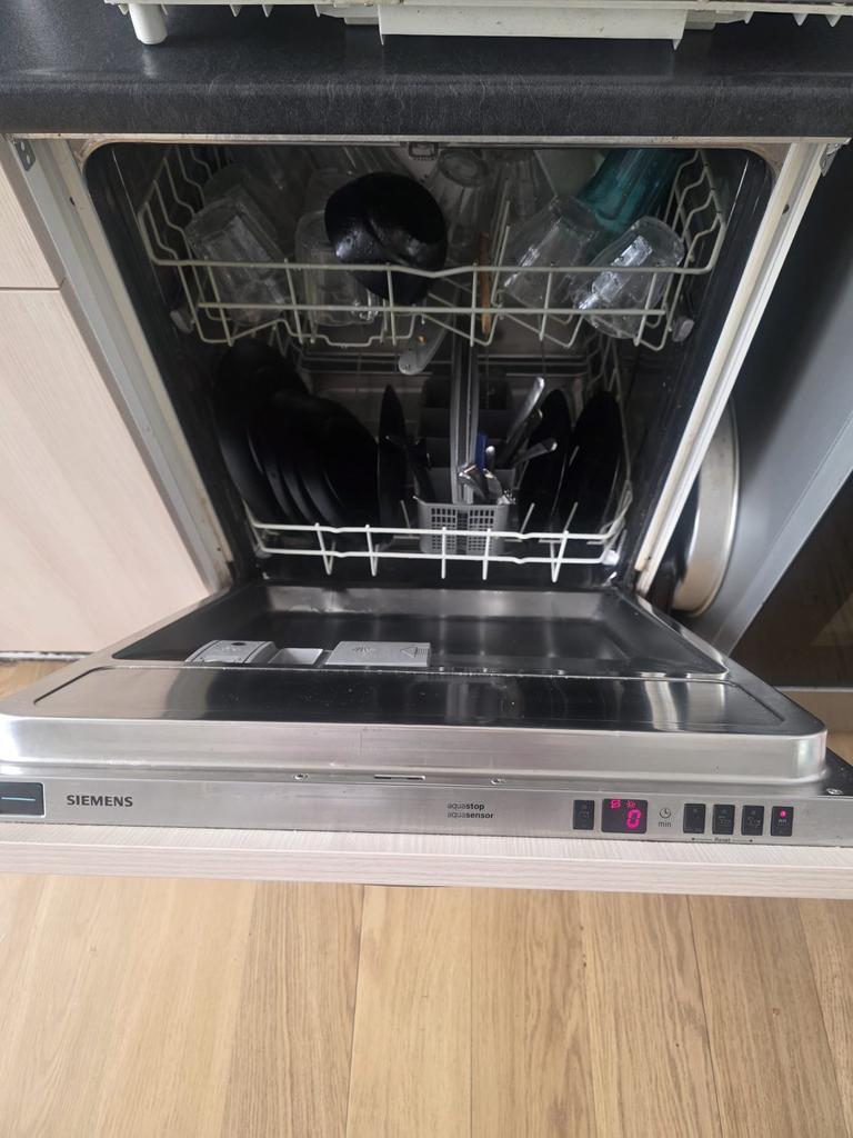 Siemens vaatwasser, Ophalen, Zo goed als nieuw, Inbouw, 60 cm of meer