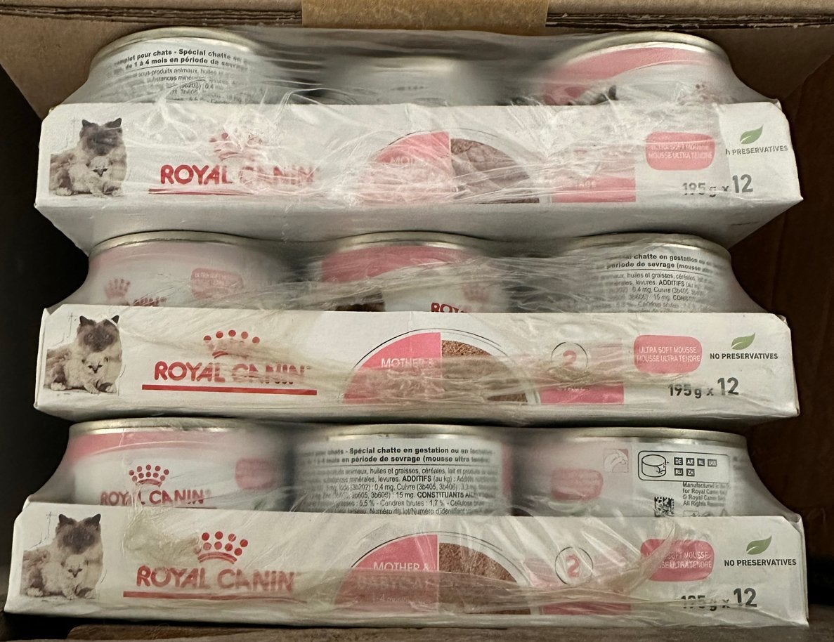 Royal canin mother & babypate, mousse voor kittens, Verzenden, Kat