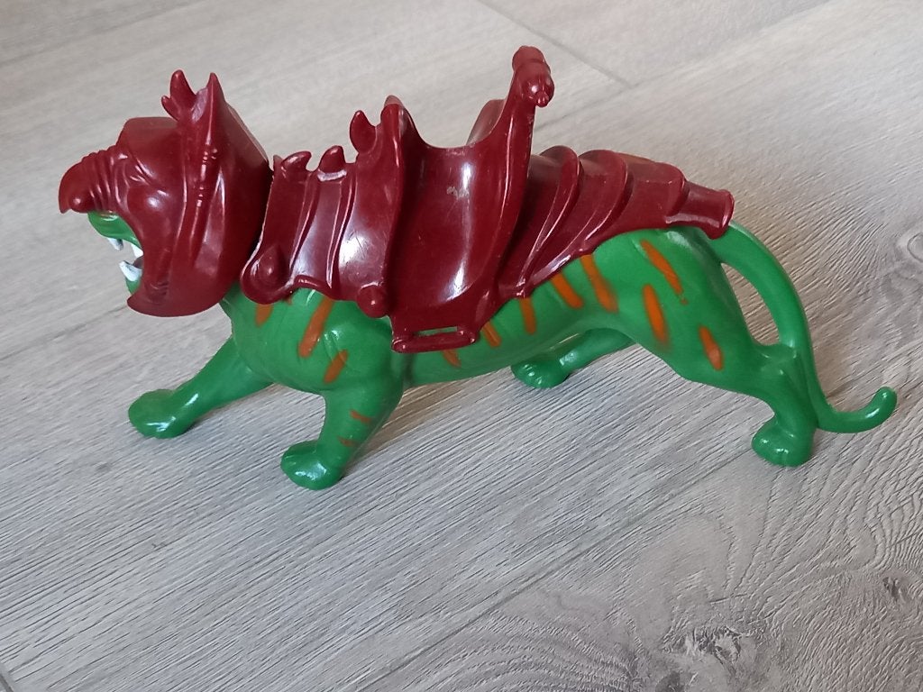 He-man, MOTU, Battlecat / grincher (Incompleet), Ophalen of Verzenden, Gebruikt