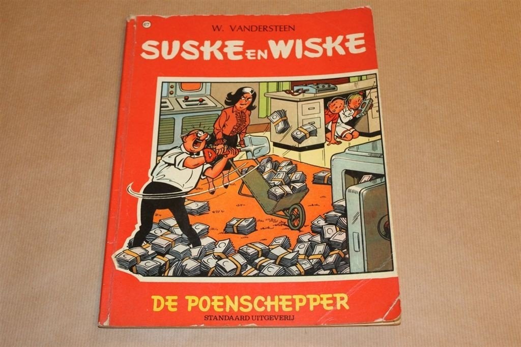 Suske en Wiske - De poenschepper - 1e gekleurde reeks 1968, Boeken, Stripboeken, Eén stripboek, Ophalen of Verzenden, Gelezen