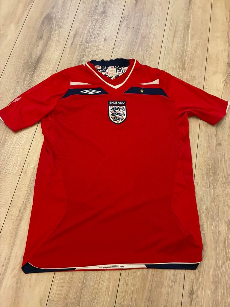 Engeland uitshirt 2008/2010 maat L, Sport en Fitness, Voetbal, Maat L, Ophalen of Verzenden, Gebruikt, Shirt