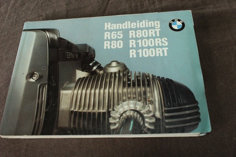 BMW R65 R80 RT R100 RS RT 1990 motorfiets handleiding, Ophalen of Verzenden, BMW