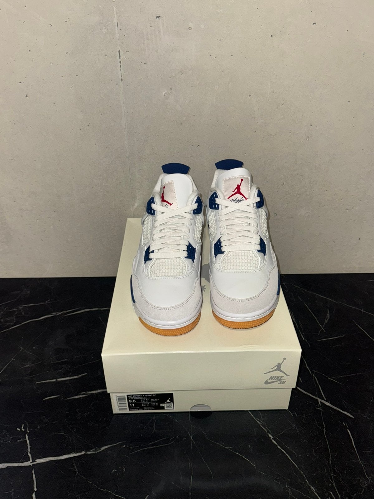 NIKE SB X AIR JORDAN 4 'NAVY' MAAT 43, Ophalen of Verzenden, Nieuw, Blauw