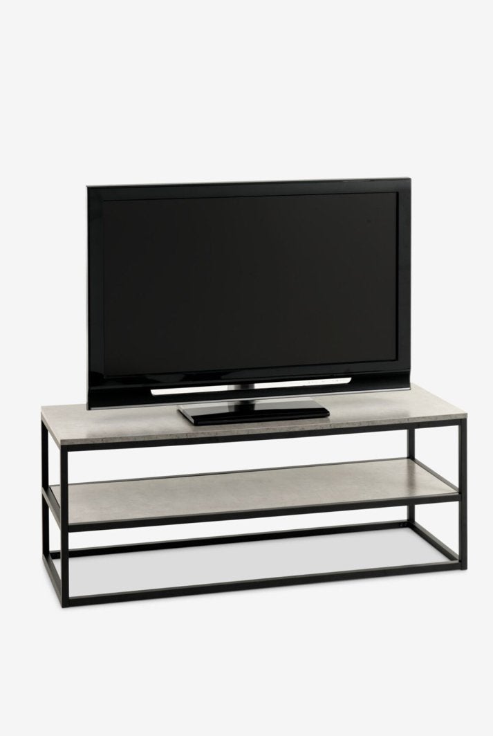 TV-meubel met industriële look (JYSK), Huis en Inrichting, Kasten | Televisiemeubels, Ophalen, 100 tot 150 cm, Zo goed als nieuw