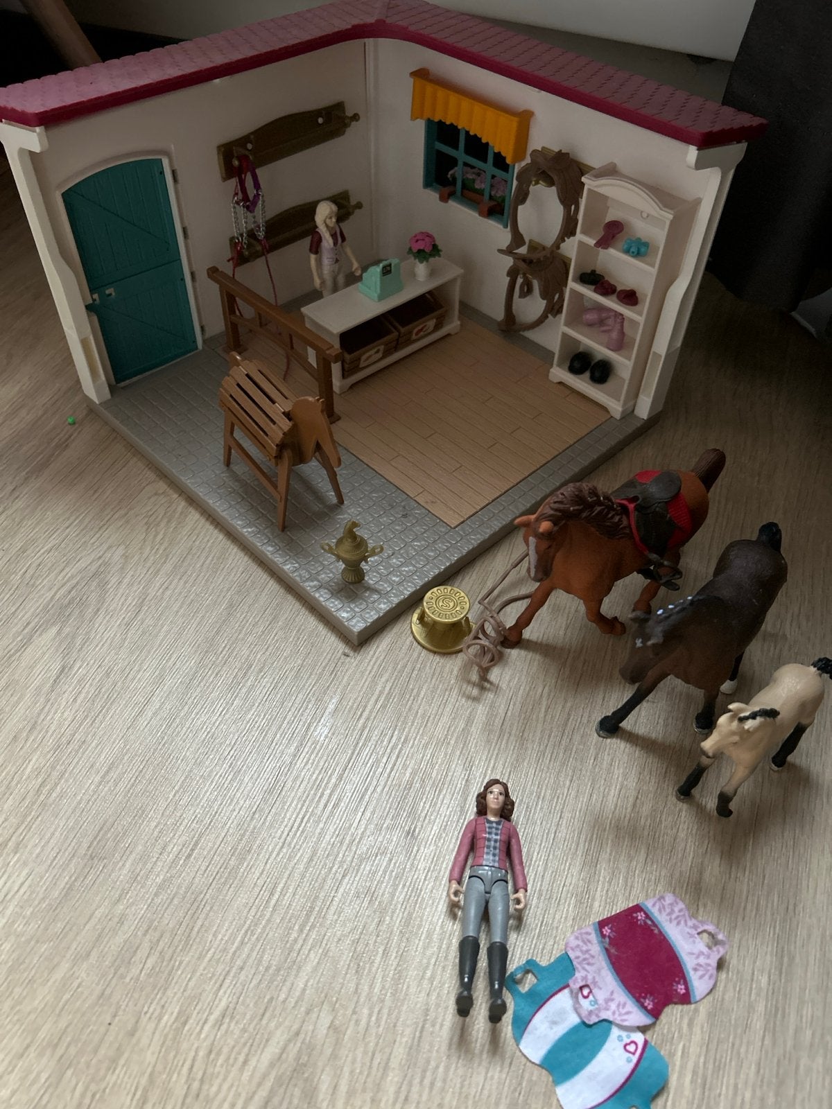 Schleich paardenwinkel, Ophalen of Verzenden, Gebruikt, Jongen of Meisje