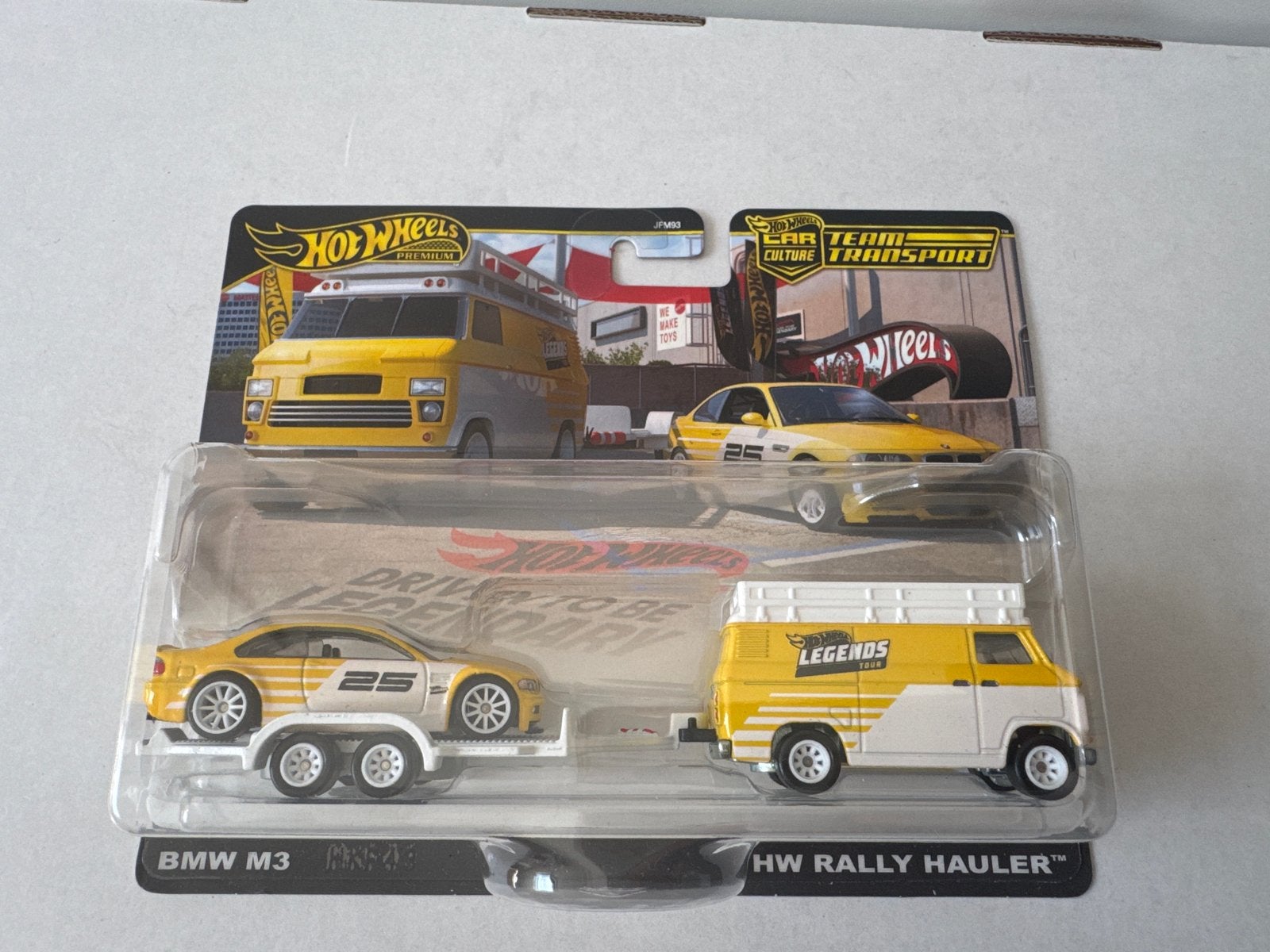Hot Wheels Team Transport BMW M3 E46 & HW Rally Hauler, Ophalen, Nieuw, Auto