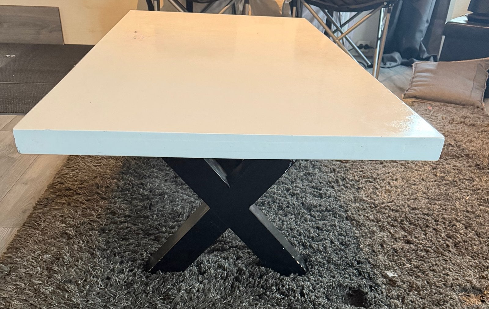 Gratis Salontafel - 140x70x45 cm, Ophalen, Gebruikt, 100 tot 150 cm, 50 tot 100 cm