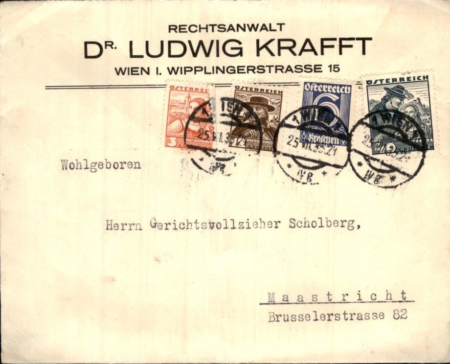 Zwitserland - Reclame - Frankering - 1935, Verzenden, Envelop