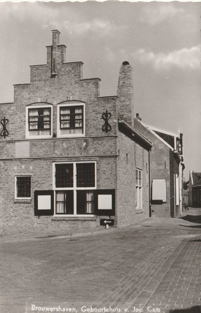 BROUWERSHAVEN Geboortehuis Jacob Cats, Verzenden, 1960 tot 1980, Ongelopen, Zeeland