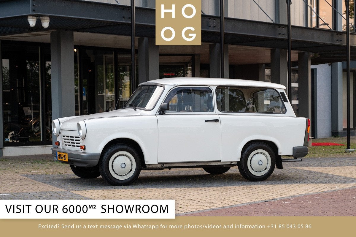Trabant 1.1 Universal Last Edition 444 (bj 1991), Auto's, Lederen bekleding, Gebruikt, 4 stoelen, Wit