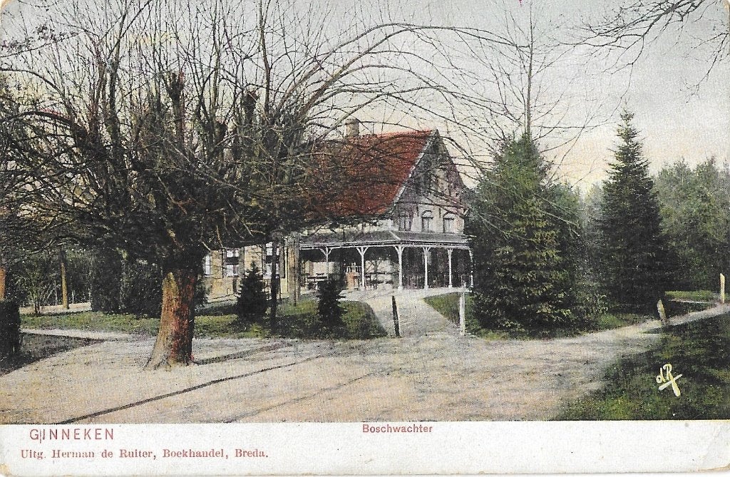 AK Ginneken, Breda - Boschwachter, Ophalen of Verzenden, Voor 1920, Ongelopen, Noord-Brabant