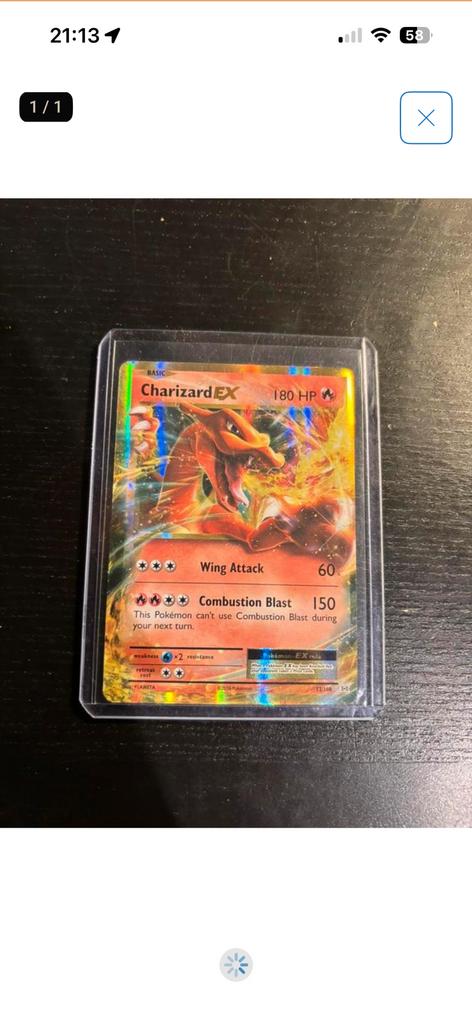 Pokémon Kaarten EX 2016 Charizard, Ophalen of Verzenden, Zo goed als nieuw