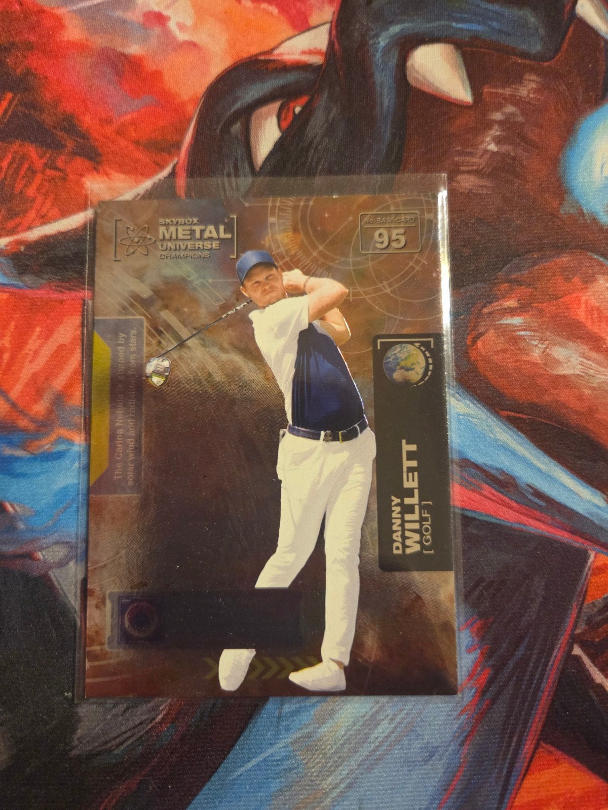 Skybox 2021 Metal Universe Champions Danny Willett Golf, Ophalen of Verzenden