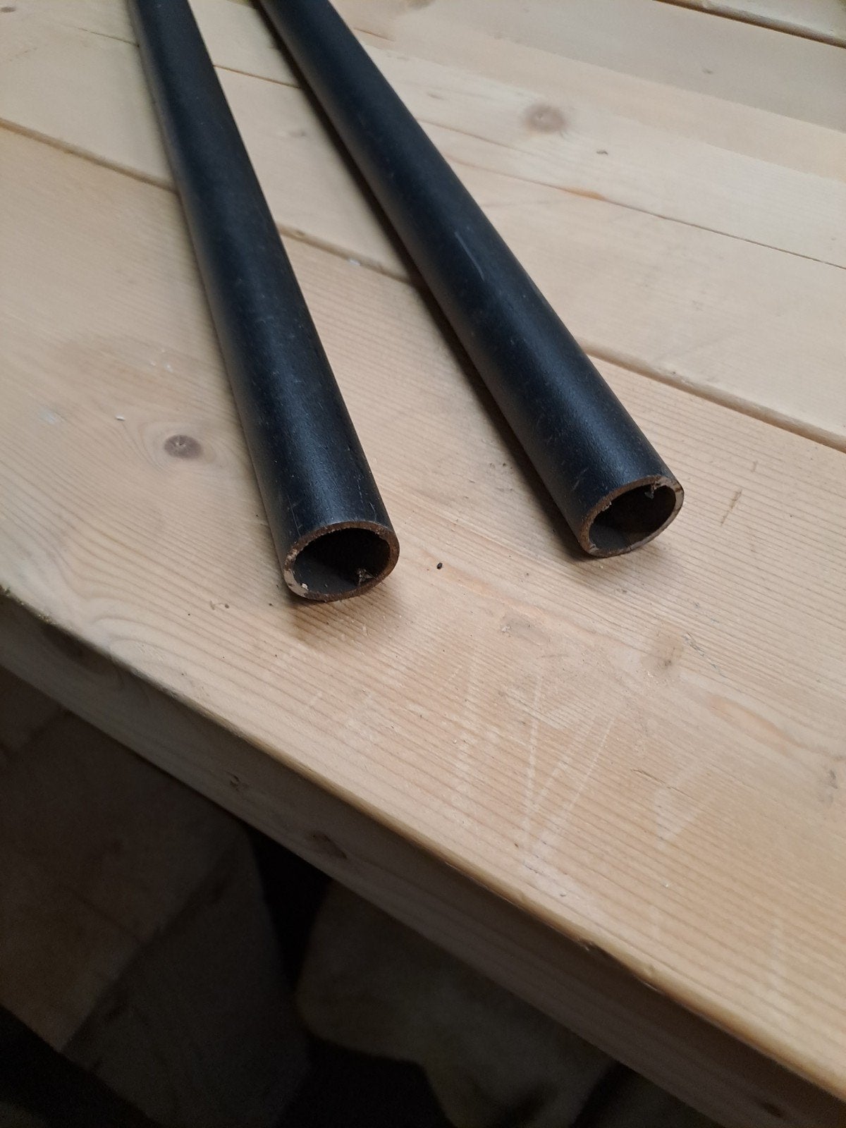 Steigerbuis Zwart 26.9mm x 2.8mm x 100cm, Ophalen, Nieuw, IJzer