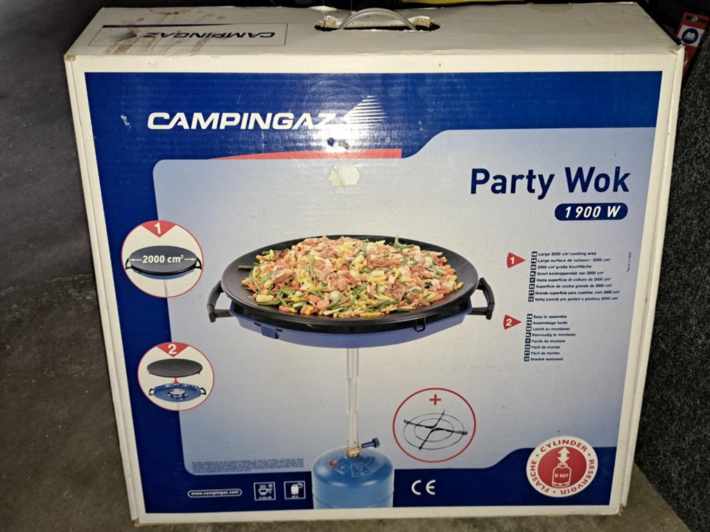 Campingaz Party Wok 1900W - Nieuw in doos, Ophalen, Nieuw