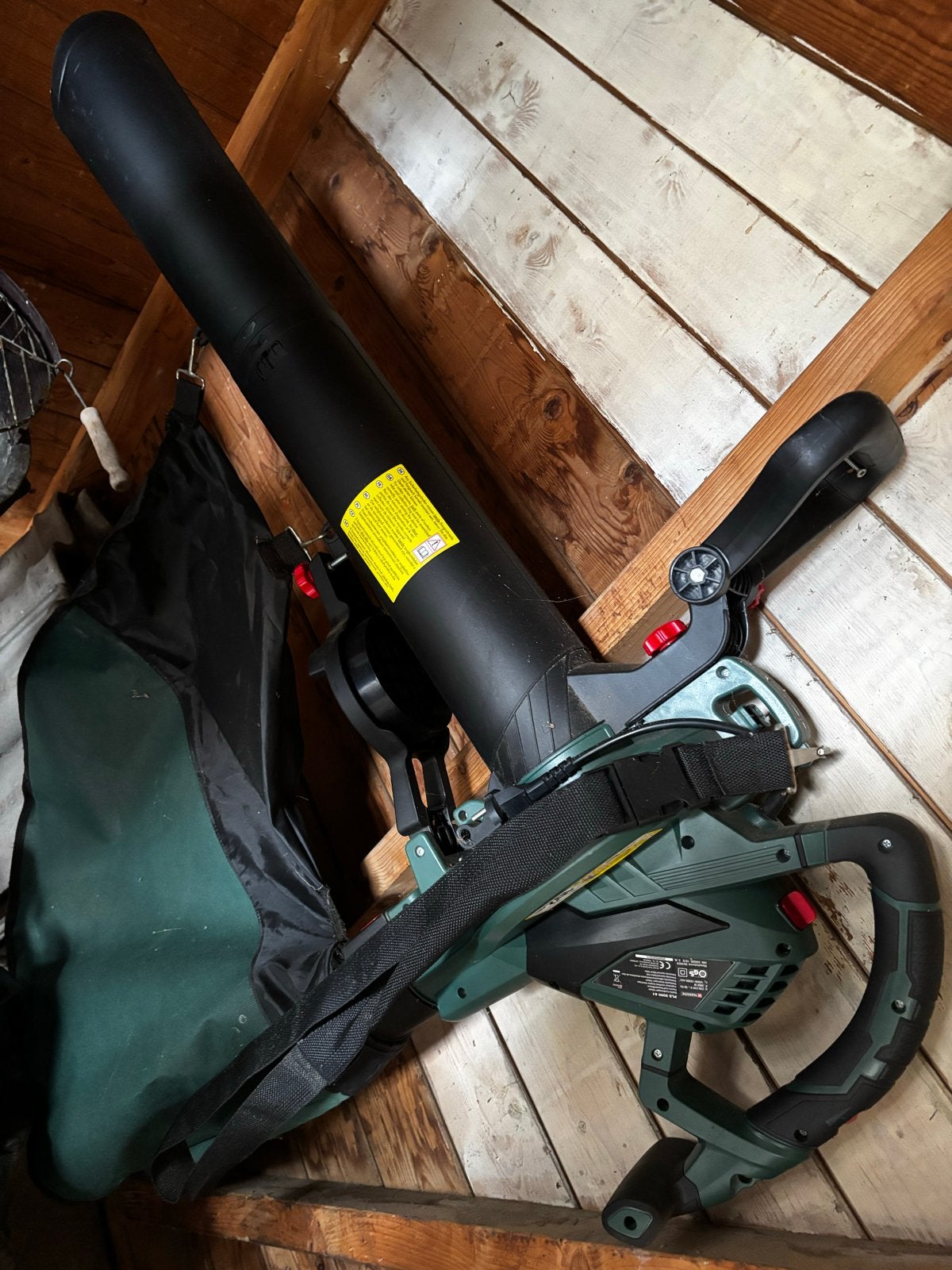 Parkside bladblazer en zuiger 3000W - Zo goed als nieuw, Ophalen, Handgedragen, Zo goed als nieuw, Met opvangzak
