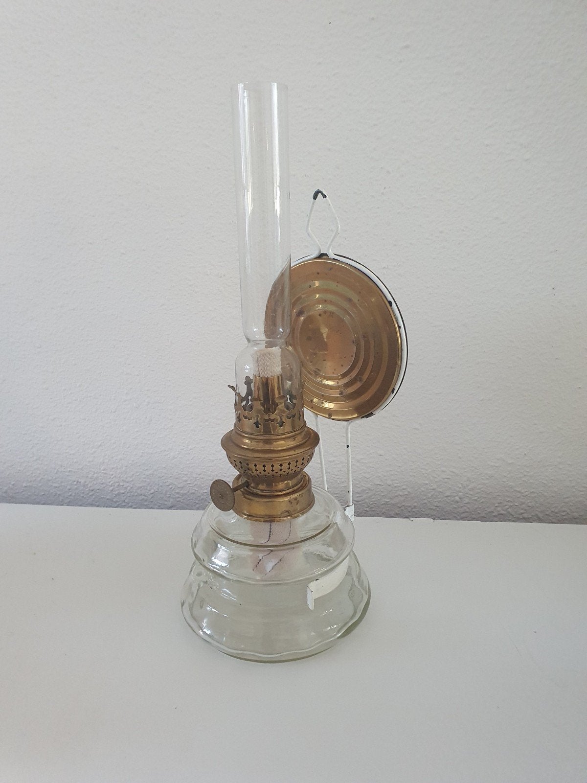 Antieke olielamp uit 1943, Ophalen of Verzenden
