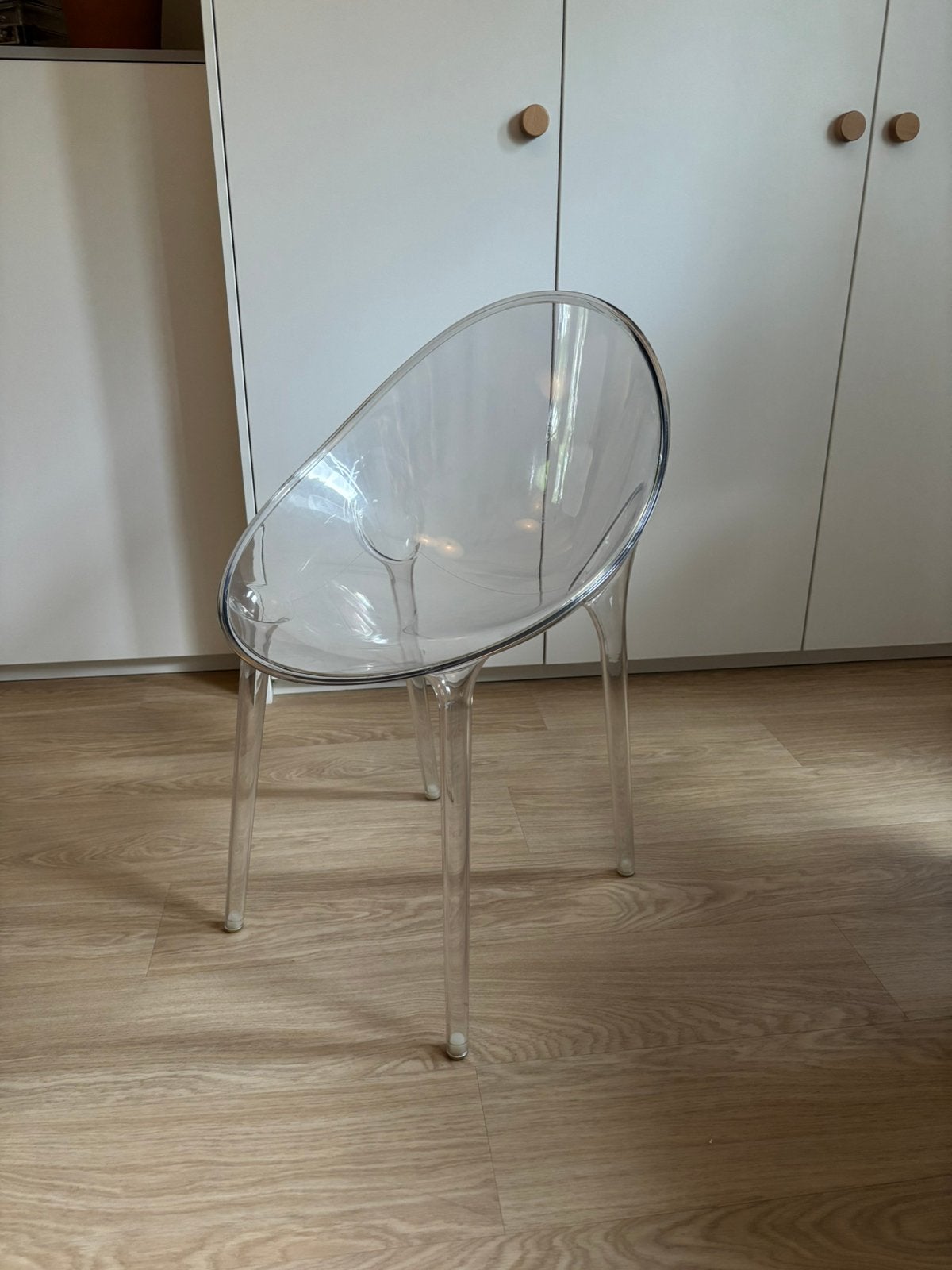 Designstoel Kartell Mr. Impossible Philippe Starck transp., Ophalen, Kunststof, Overige kleuren, Zo goed als nieuw