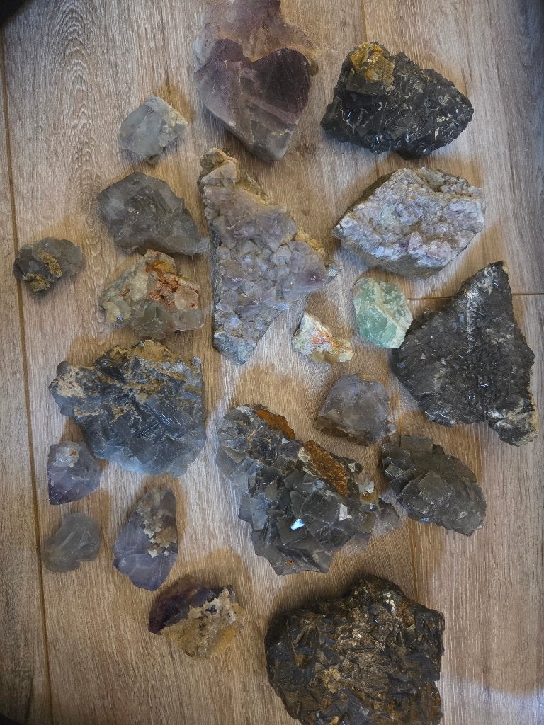 Mineralen 5 alleen fluoriet, Ophalen