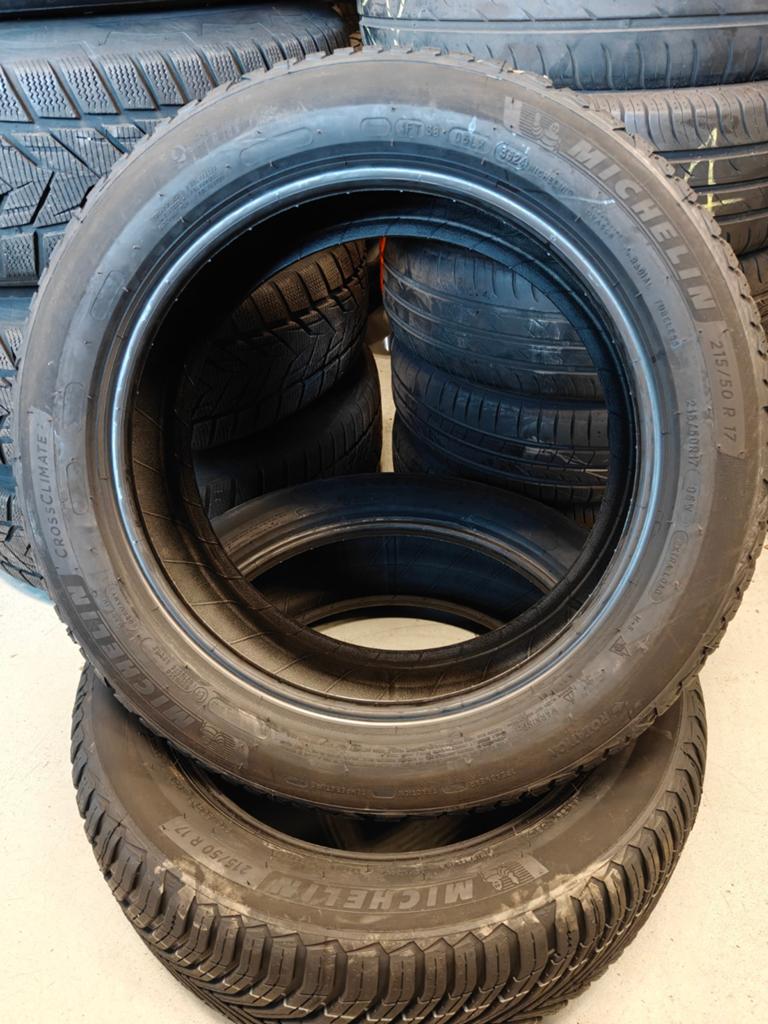 2x 215/50R17 Michelin CrossClimate All Season Nieuw, Auto-onderdelen, Banden en Velgen, Ophalen, 215 mm, Onbekend, Nieuw
