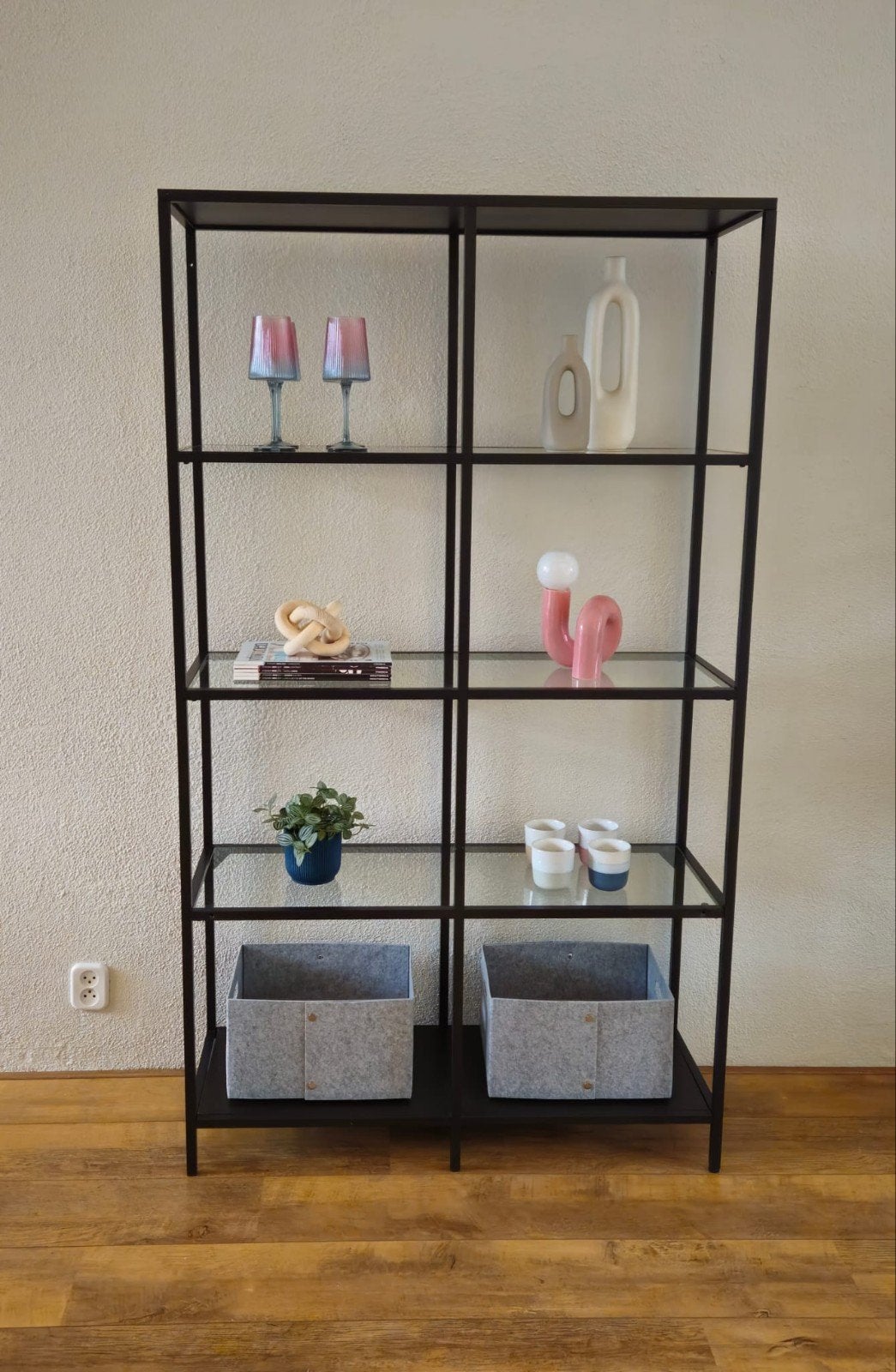 IKEA Fjällbo open kast/boekenkast, Ophalen, Met plank(en), Gebruikt, Industrieel, Modern