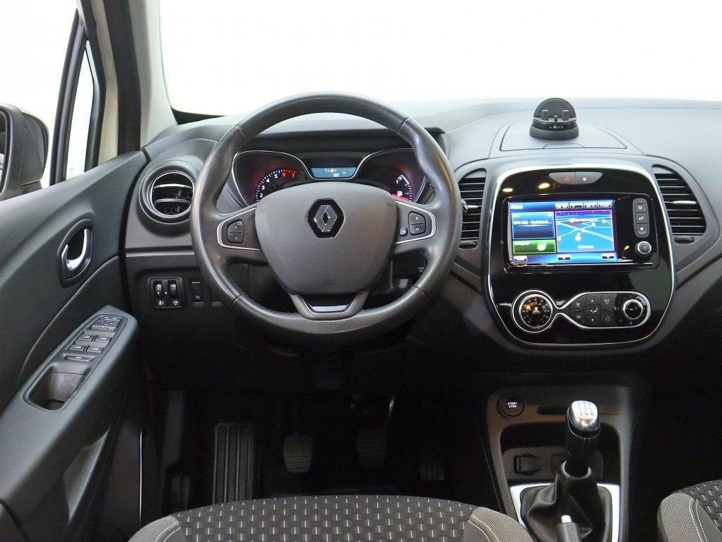 Renault Captur 0.9 TCe Intens | Trekhaak | Navigatie | Zwart, Auto's, Voorwielaandrijving, 898 cc, Stof, Gebruikt