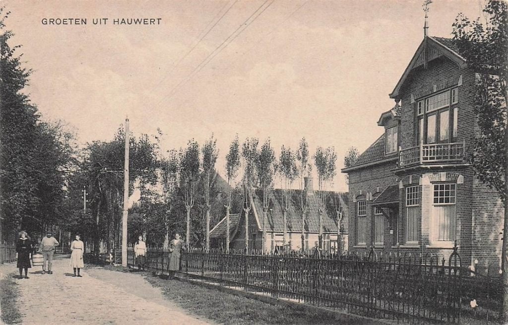 703-313-003 Groeten Uit Hauwert, Verzamelen, Verzenden, Voor 1920, Noord-Holland