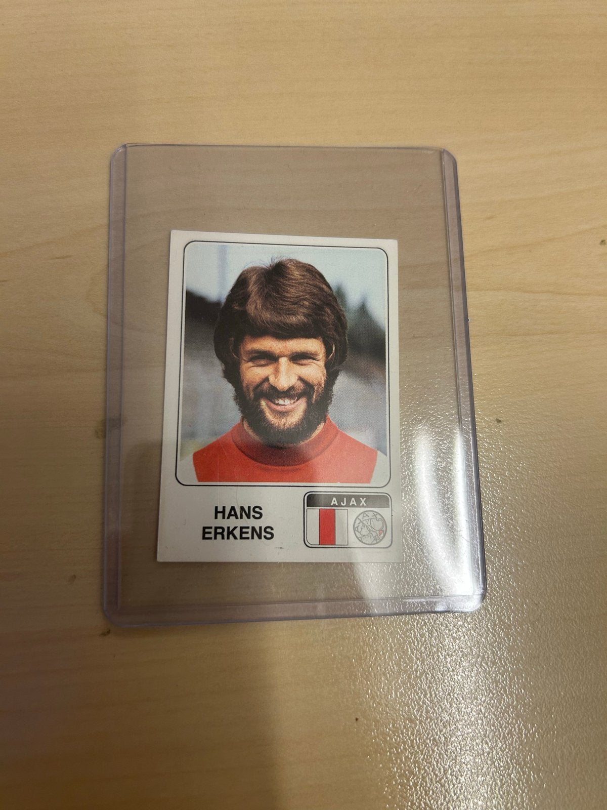 Hans Erkens Ajax Voetbal 79 Panini, Ophalen of Verzenden, Zo goed als nieuw, Ajax, Poster, Plaatje of Sticker
