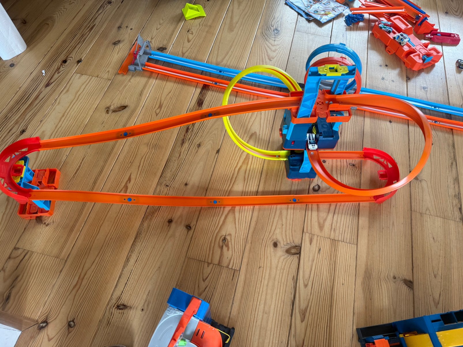 Hotweels Ultimate track booster, Ophalen of Verzenden, Zo goed als nieuw, Elektrisch, Hot Wheels