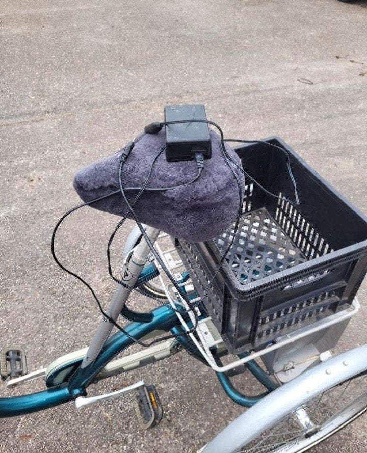 Driewieler, elektrisch, Ophalen, Gebruikt