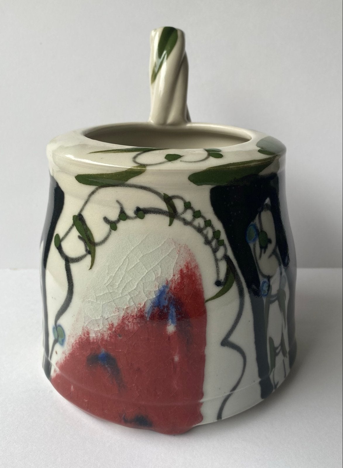Unieke keramische pot van Archie Mac Call, 1995, Antiek en Kunst, Ophalen of Verzenden