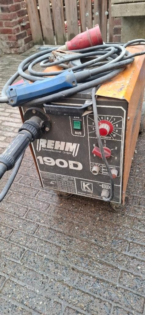Lasapparaat REHM 190 D 380V, Ophalen, Gebruikt, 150 tot 250 ampère, Overige typen