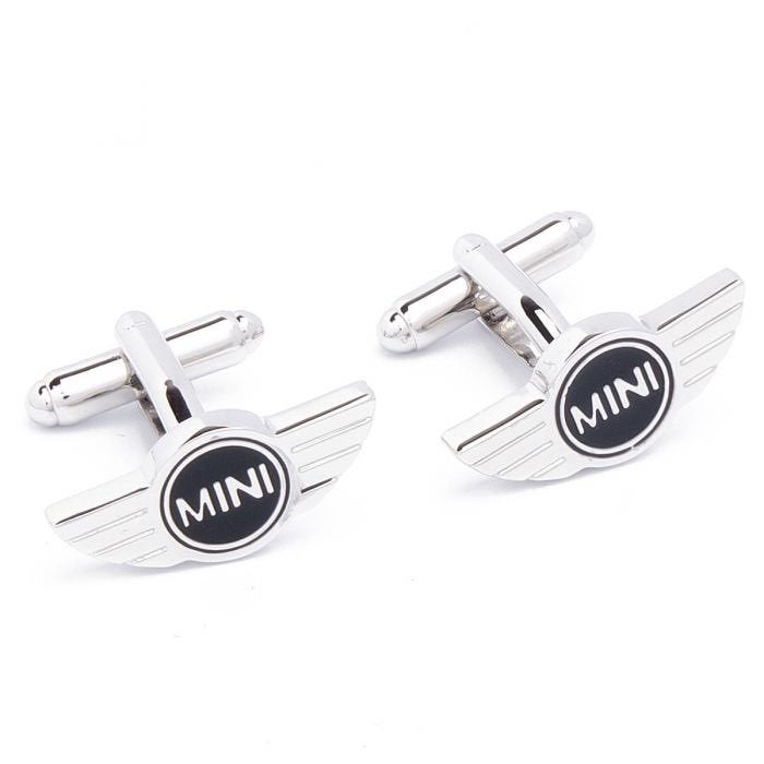 Mooie Mini cooper Manchetknopen,zilver kleurig, Www.pand50.nl, Overige materialen, Nieuw, Ophalen of Verzenden